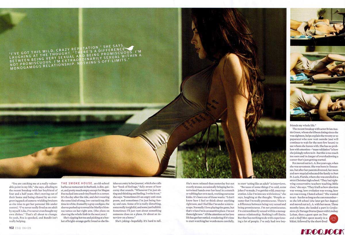 Megan Fox nice big boobs after swimming #75395545