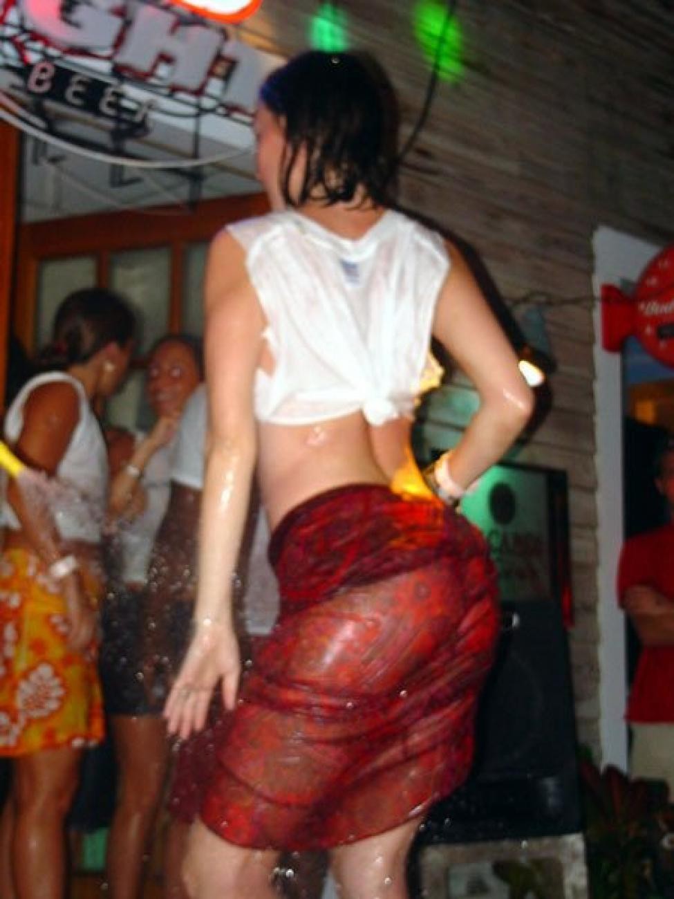 Pics of babes dancing in a wet t-shirt contest #77131446