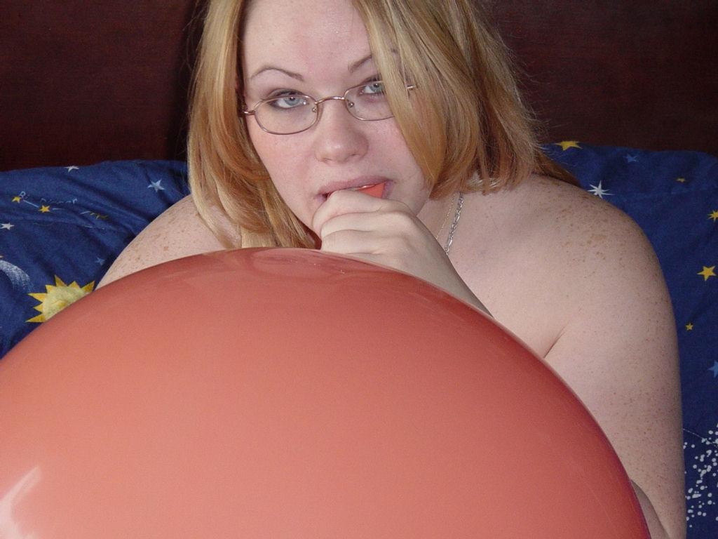Balloon playing busty bbw #74056887