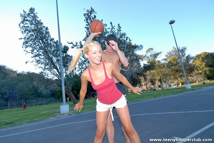 Naughty basketball player shoots partner's dick inside her slit #79415848