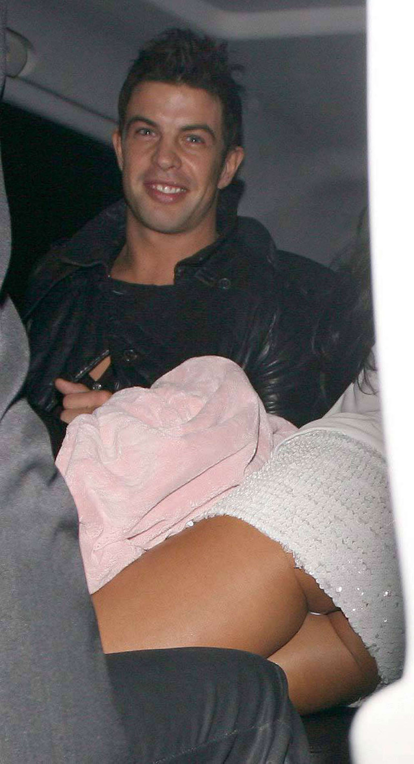 Katie Price raised her skirt and allowed to us to see her sexy ass #75370938