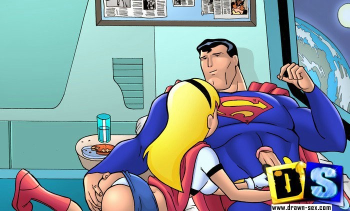 Dessins animés sexy avec superman et simpsons en train de baiser
 #69615730