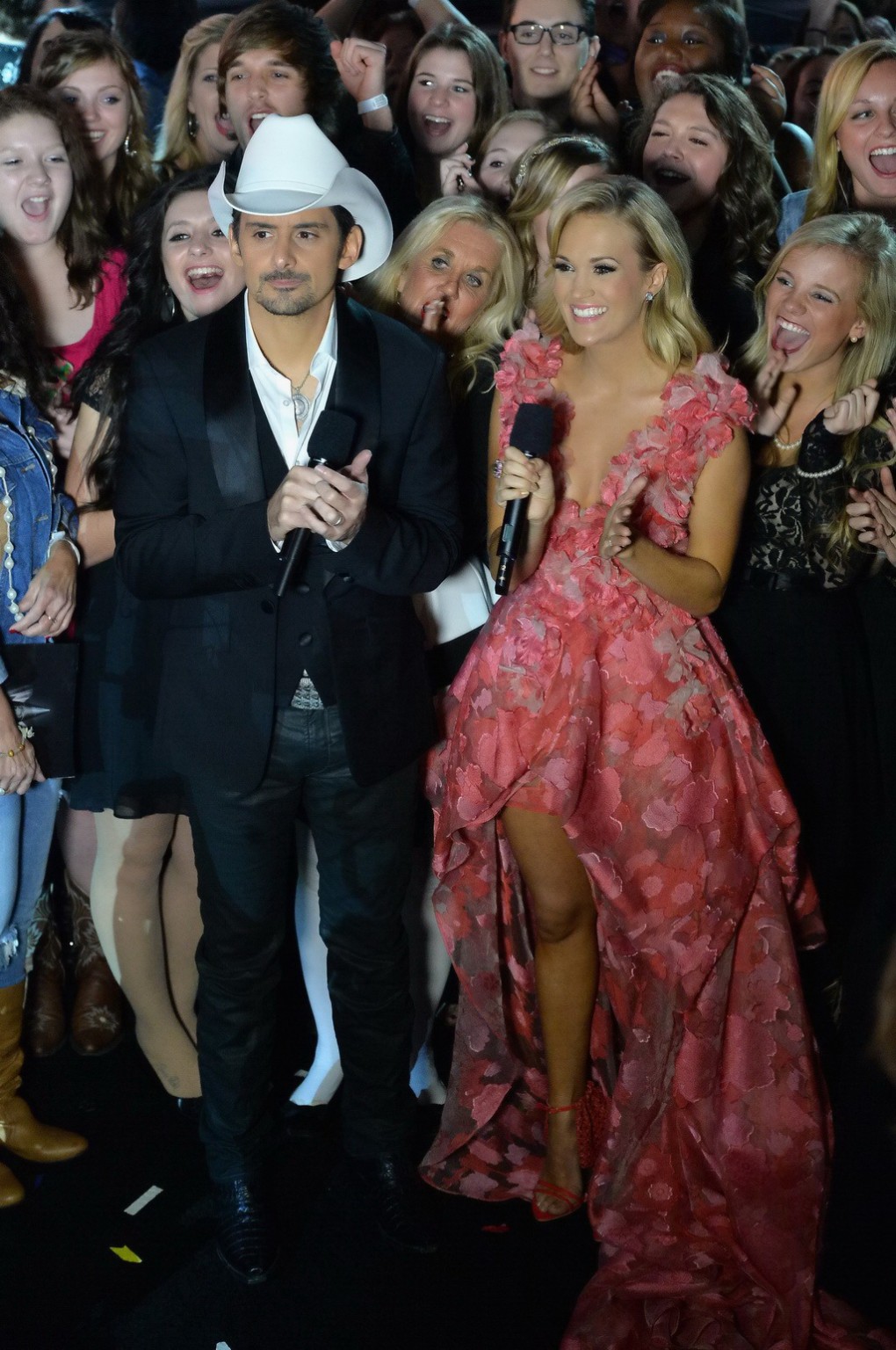 Carrie Underwood stunning in sexy see-through dresses at 47th Annual CMA Awards  #75213760