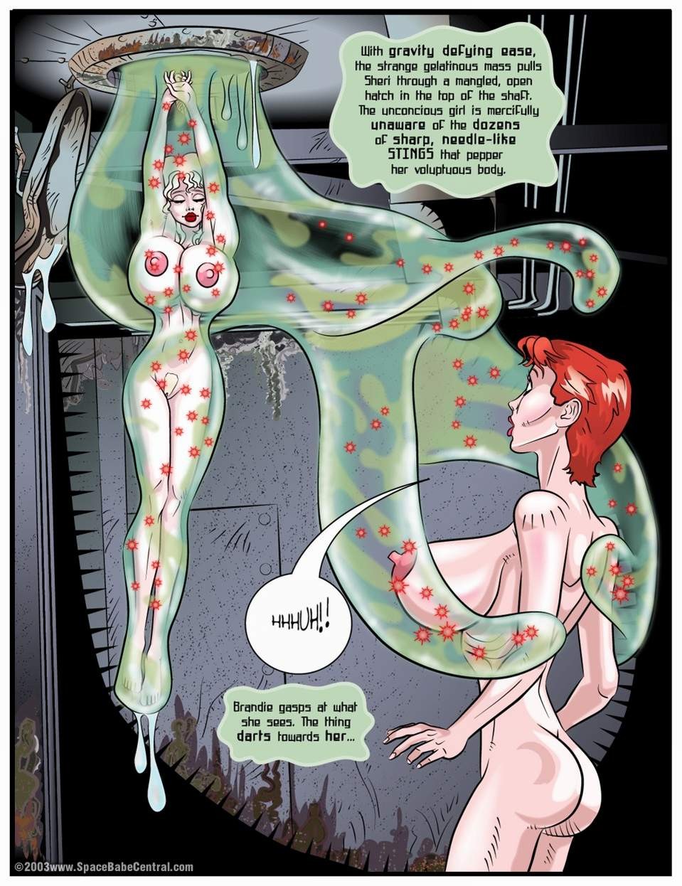 Anime comics of two space dolls experiencing on new planet #69663494