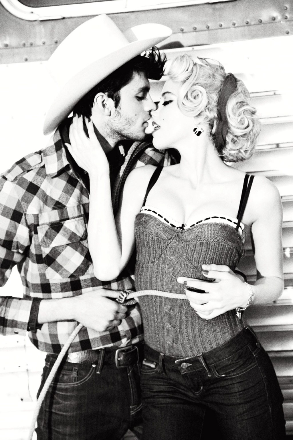 Amber Heard looking very sexy in Guess Fall 2011 vintage ad campaign #75275932