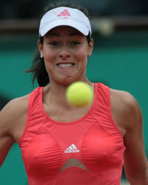 Ana Ivanovic showing her pookies and downblouse paparazzi pics #75419180