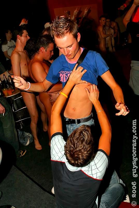 All male crazy gay strippers party play with guys in audience #76999861