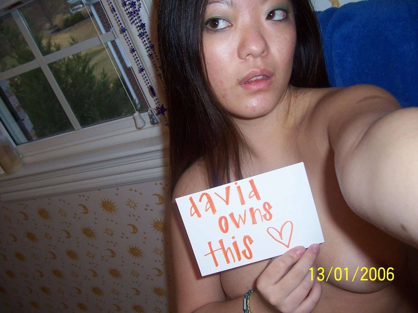 Girl posing and showing tits for Nate and David #69861809