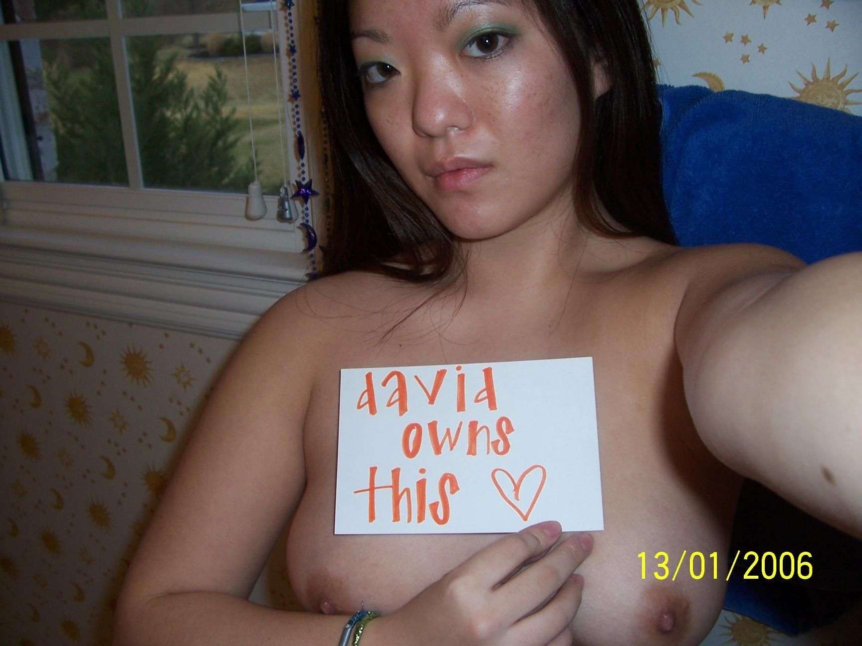 Girl posing and showing tits for Nate and David #69861847