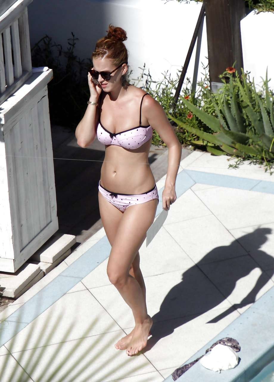 Katy Perry looking very sexy in bikini on pool paparazzi pictures #75298467