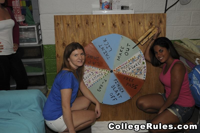 Amateur freshmen teen students party in dorm rooms #76786616