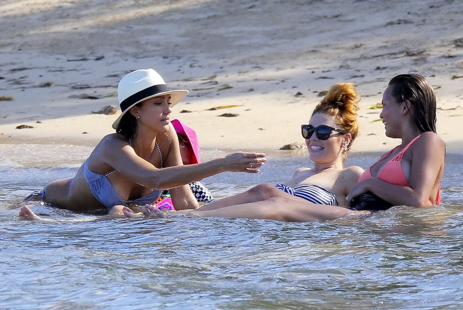 Chrissy Teigen showing off her bikini body in the Caribbean #75169322