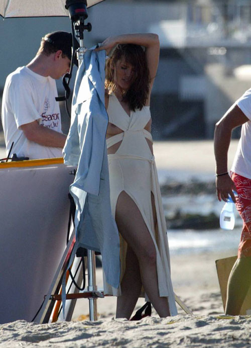Jennifer garner posant sexy en bikini et photos de tétons glissés
 #75426479