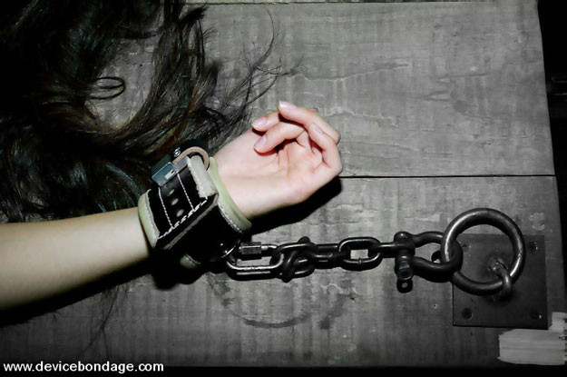 Cute brunette restrained and viciously clamped
 #72213370