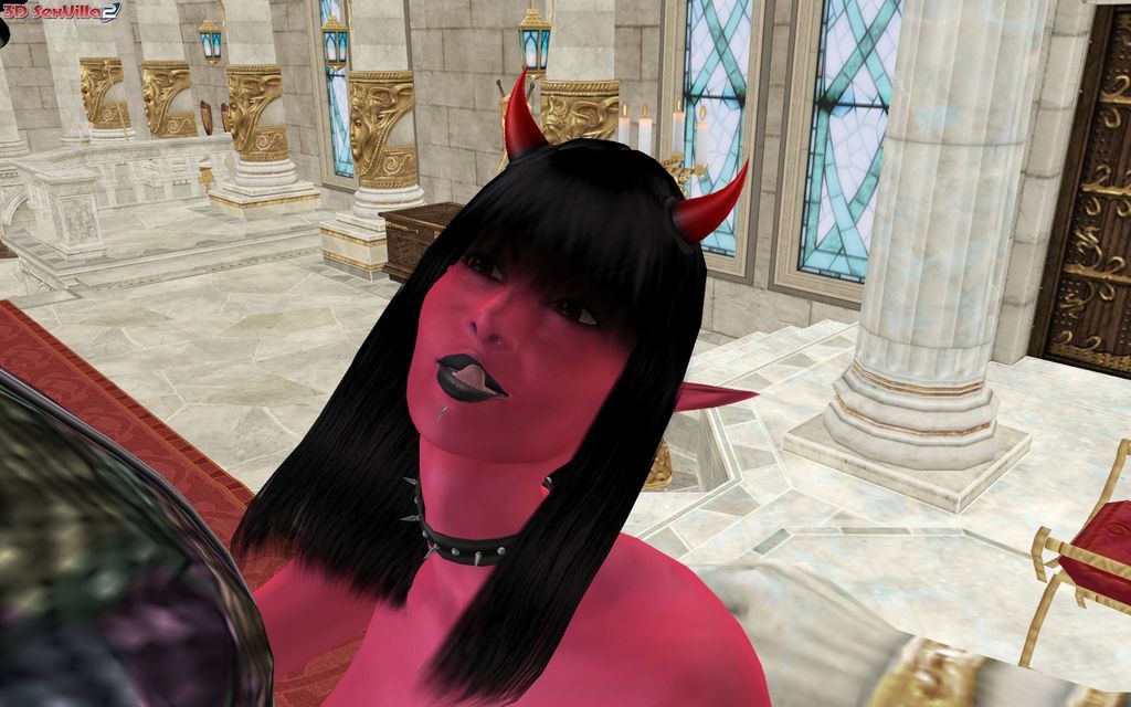 Busty 3d animateded demon fucked on her throne #69335022