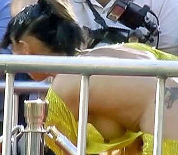 Bai Ling showing her nice small tits in some nude movie caps and paparazzi pictu #75391799