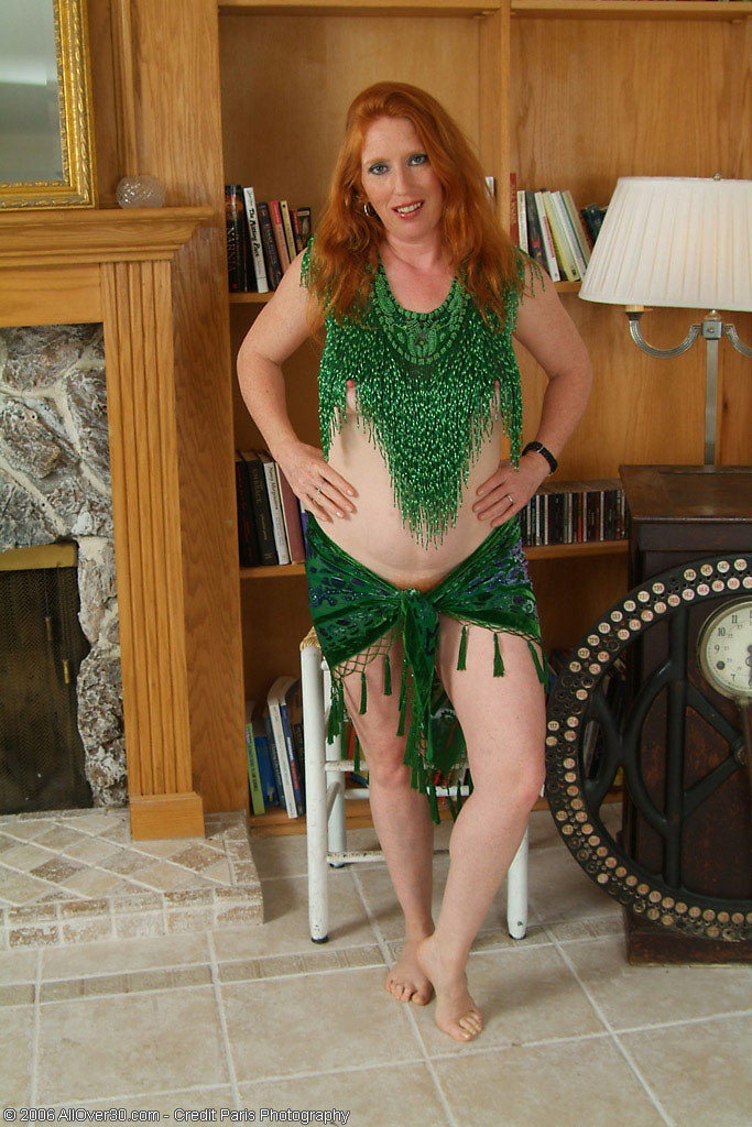 Furry redheaded MILF gets down and dirty