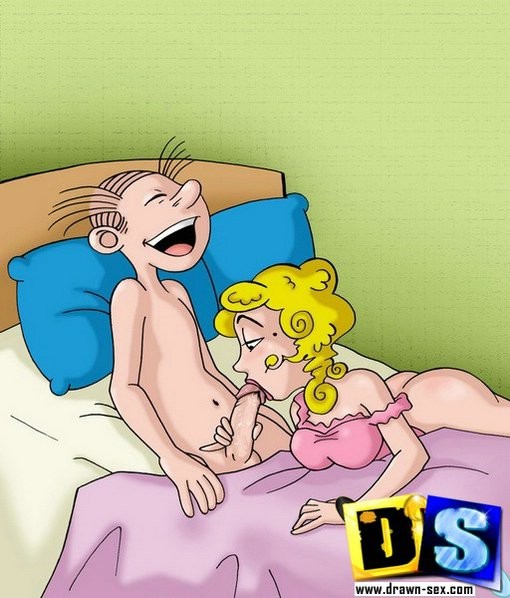 Blondie and Dagwood in porn cartoons #69713406