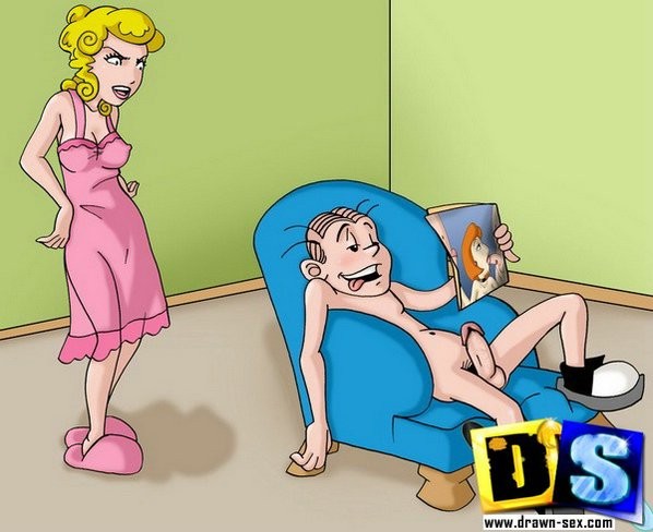 Blondie and Dagwood in porn cartoons #69713425