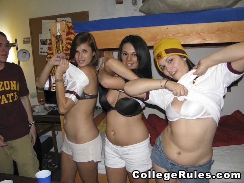 Watch hot double cock sucking group sex college dorm party #79398495
