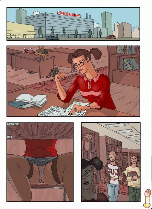 Nerd chick gets shagged in library wild group fucking at drun
 #69543822