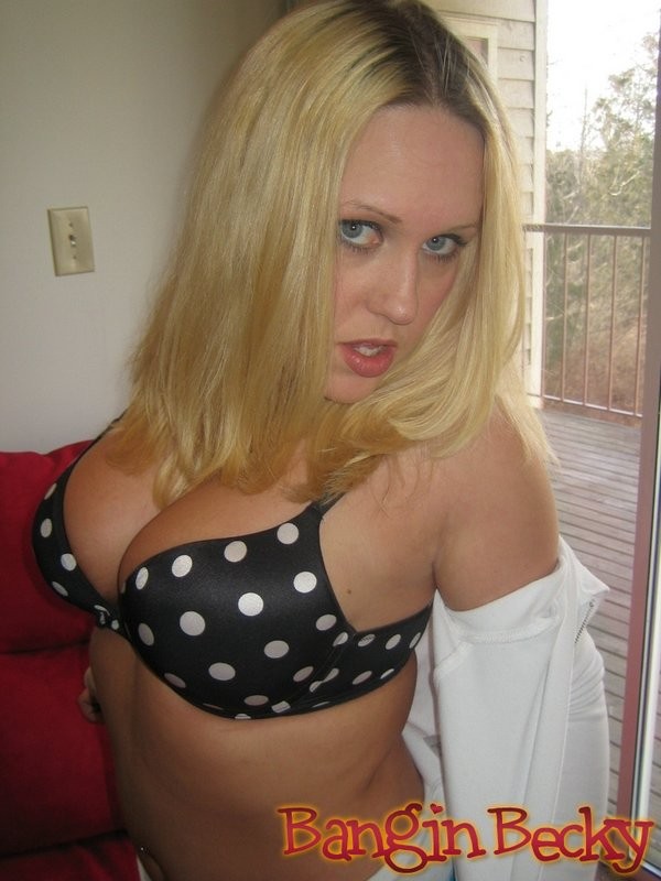 Becky Strips To Her Bra And Panties #75499130