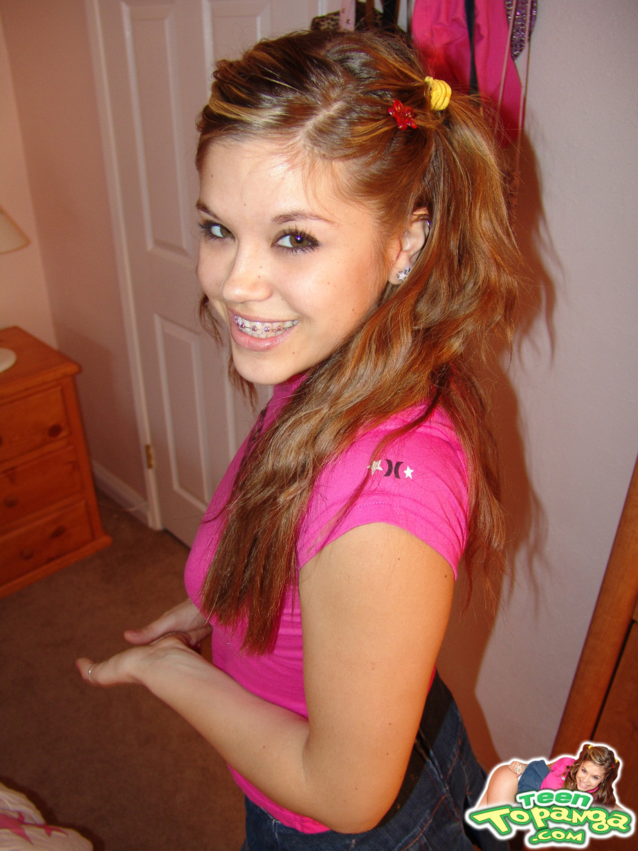 Cute teen topanga in hot pink shirt #68488477