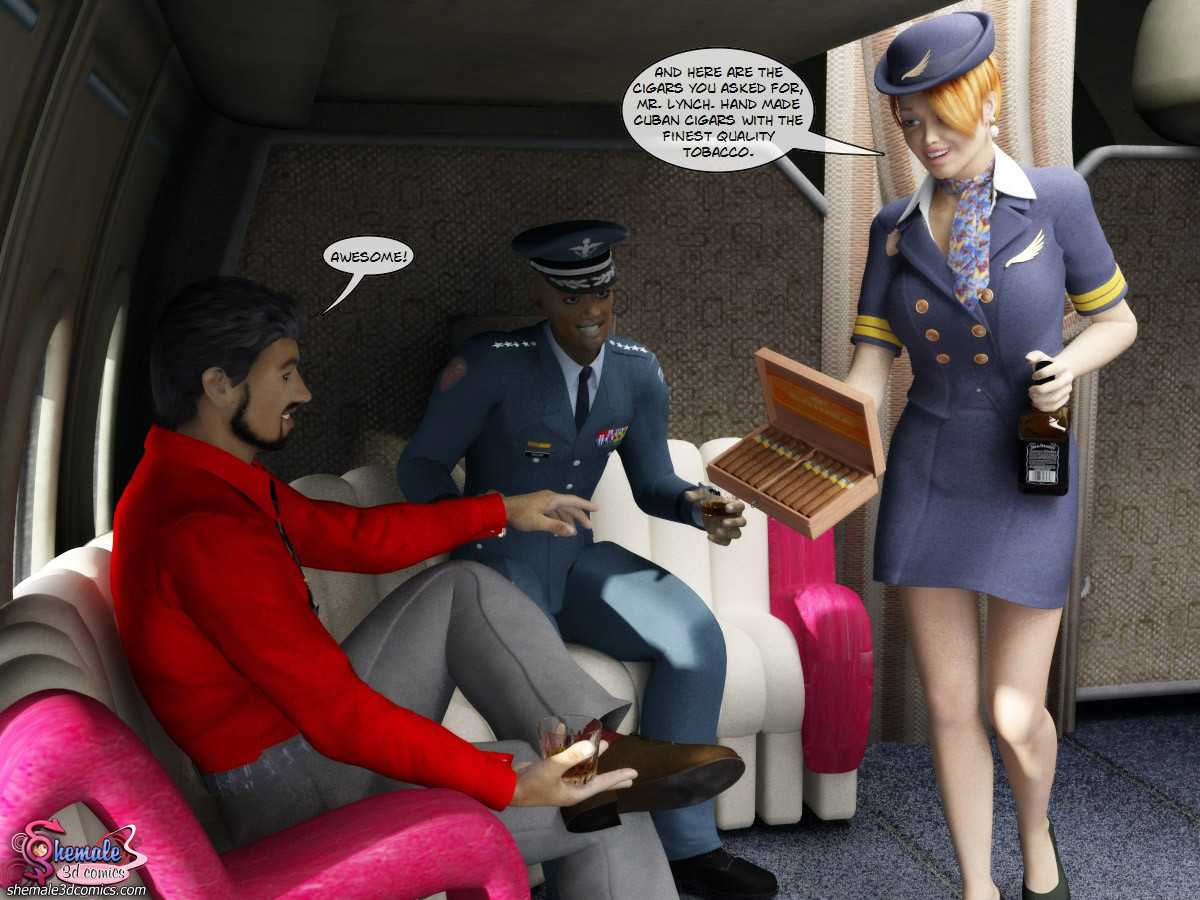 3d shemale stewardess sex auf flugzeug
 #69346679