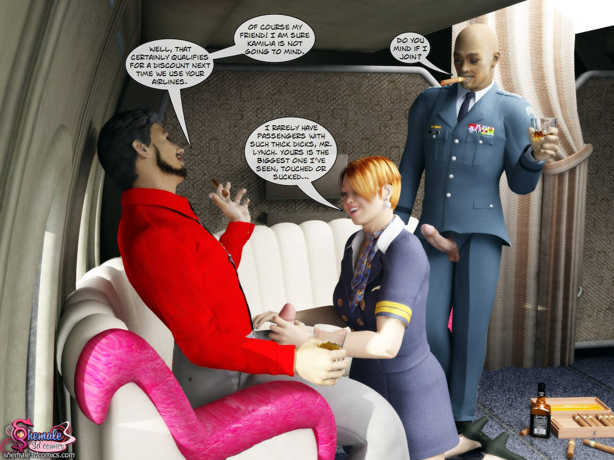 3d shemale stewardess sex auf flugzeug
 #69346699