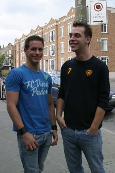 Andre pleasing two huge cocks #77010906