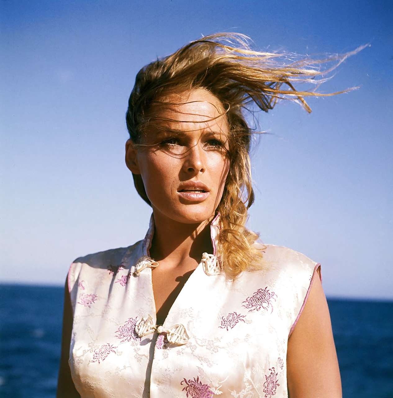 Ursula Andress showing her nice big tits in nude pictures #75286404