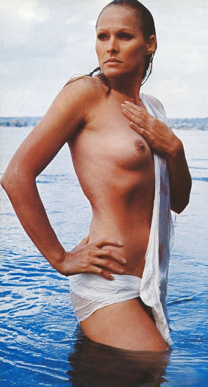 Ursula Andress showing her nice big tits in nude pictures #75286415