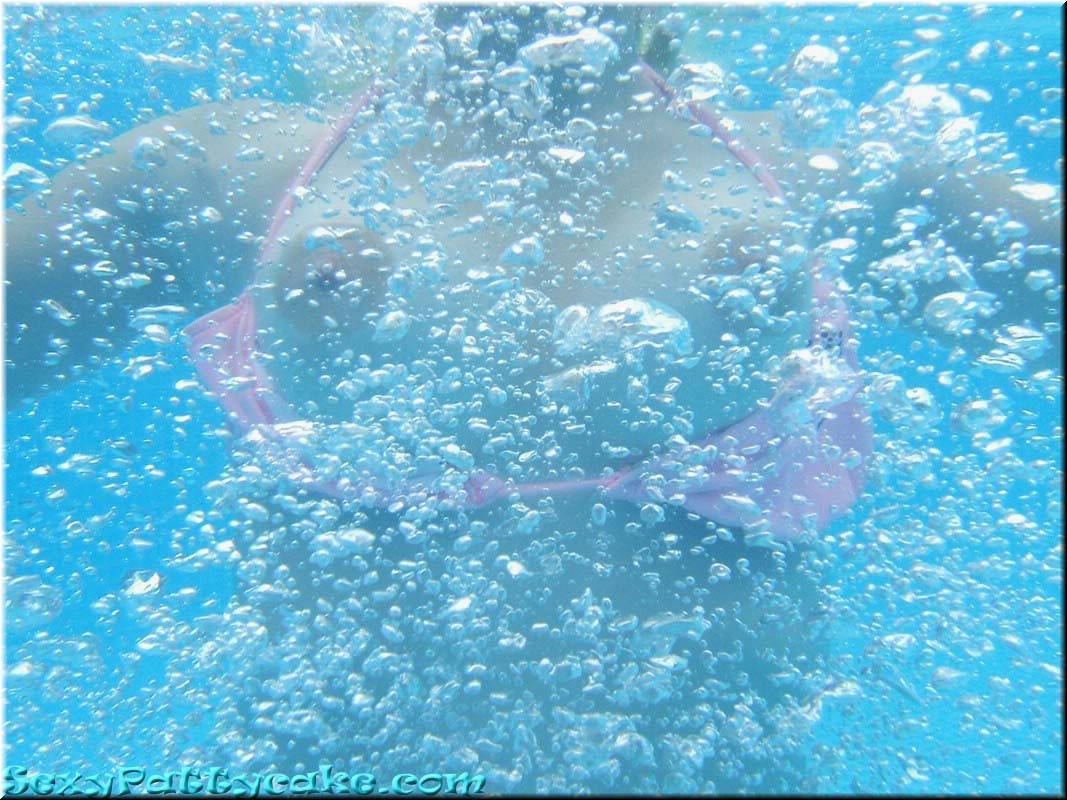 Big boob blonde teen underwater #73197343