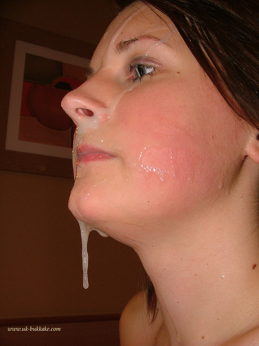 Mädchen, die Sperma lieben, in netter Bukkake-Party
 #76010541