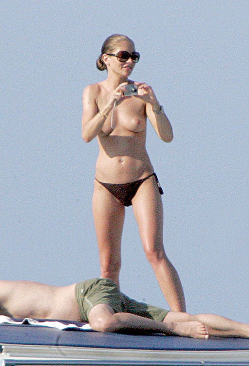 Rebecca Gayheart shows off her curves and gets nude at the beach #75382130