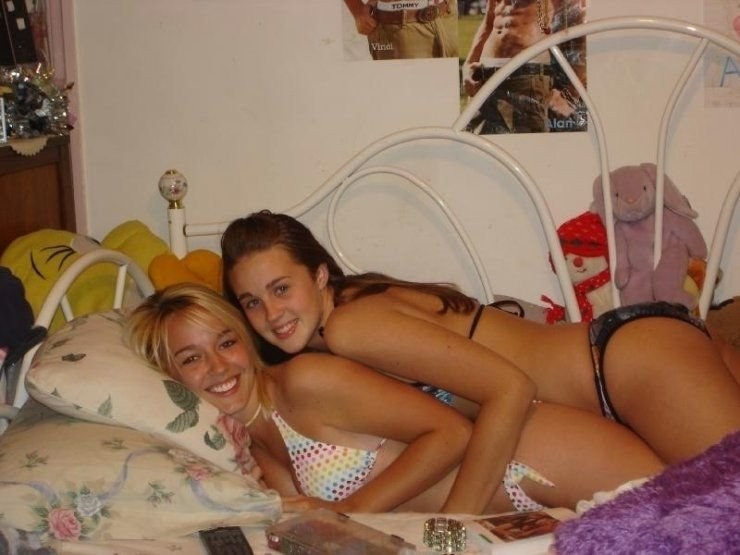 Magnetic unexperienced cherries undressing on camera #79389585