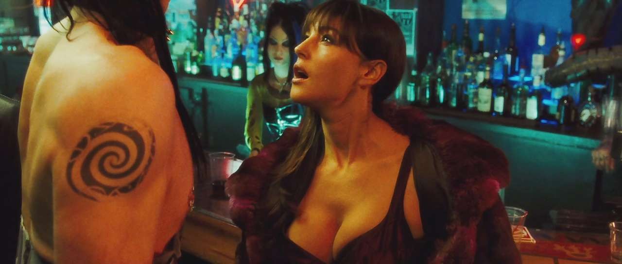 Monica Bellucci fucking hard against wall and exposing her boobs #75280062