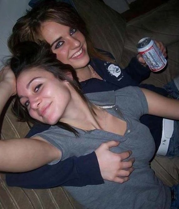 Wasted Drunk College Babes Exposing Tender Pink Flesh #76398628