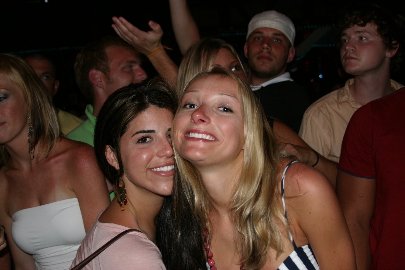 Drunk Spring Break College Girls Flashing Perky Tits #76401611