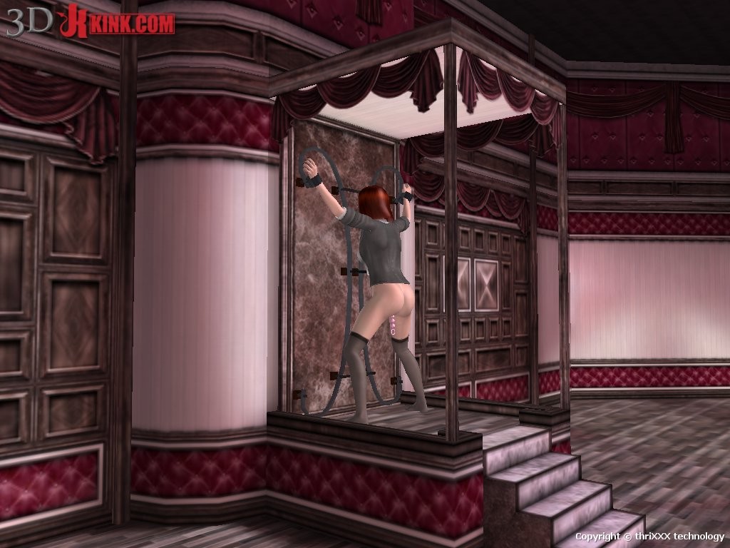 ¡Acción caliente del sexo del bdsm creado en juego virtual del sexo del fetish 3d!
 #69357072