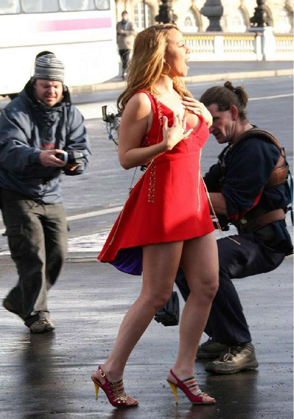 Mariah Carey molto sexy e caldo bikini e capezzolo slip foto
 #75327981