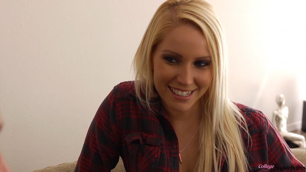 Sexy blonde coed fucked by sugar daddy for tuition money #73595278