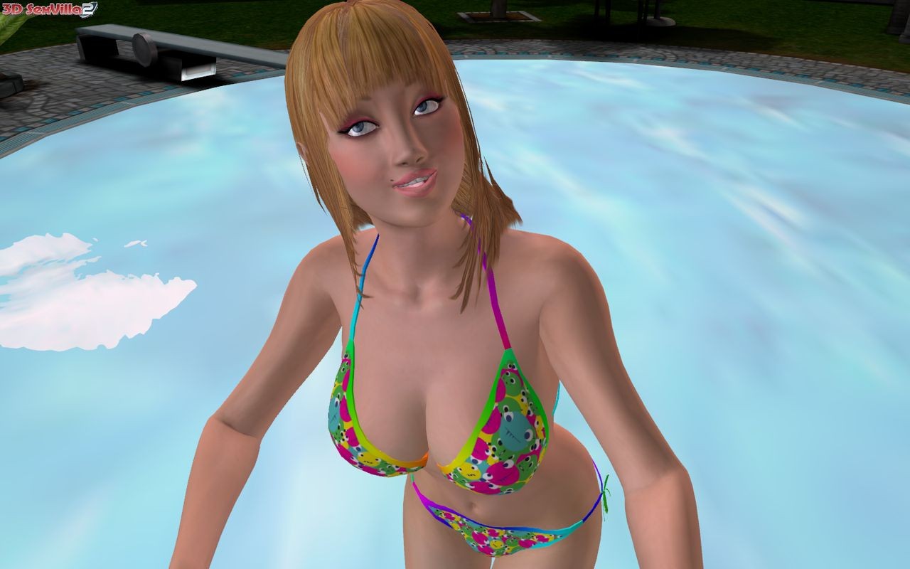 3d bikini model gets schwanz hunger während ein schießen
 #69332660