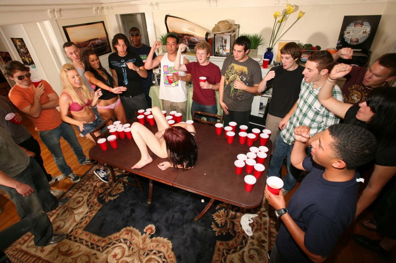 Beer Pong Party Turns Into a Sex Orgy #68157439