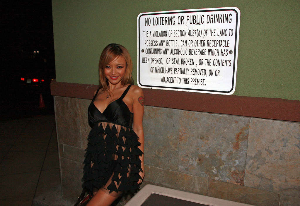 Tila Tequila showing her ass in thong in some sexy dress public paparazzi shoots #75354472