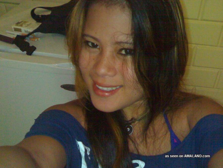 Photo compilation of a Filipina hottie posing with her BF #69861752