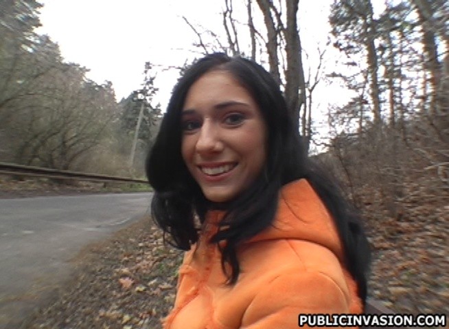 Hot Teen Has Her Pussy Fingered On Side Of Open Road #70640178