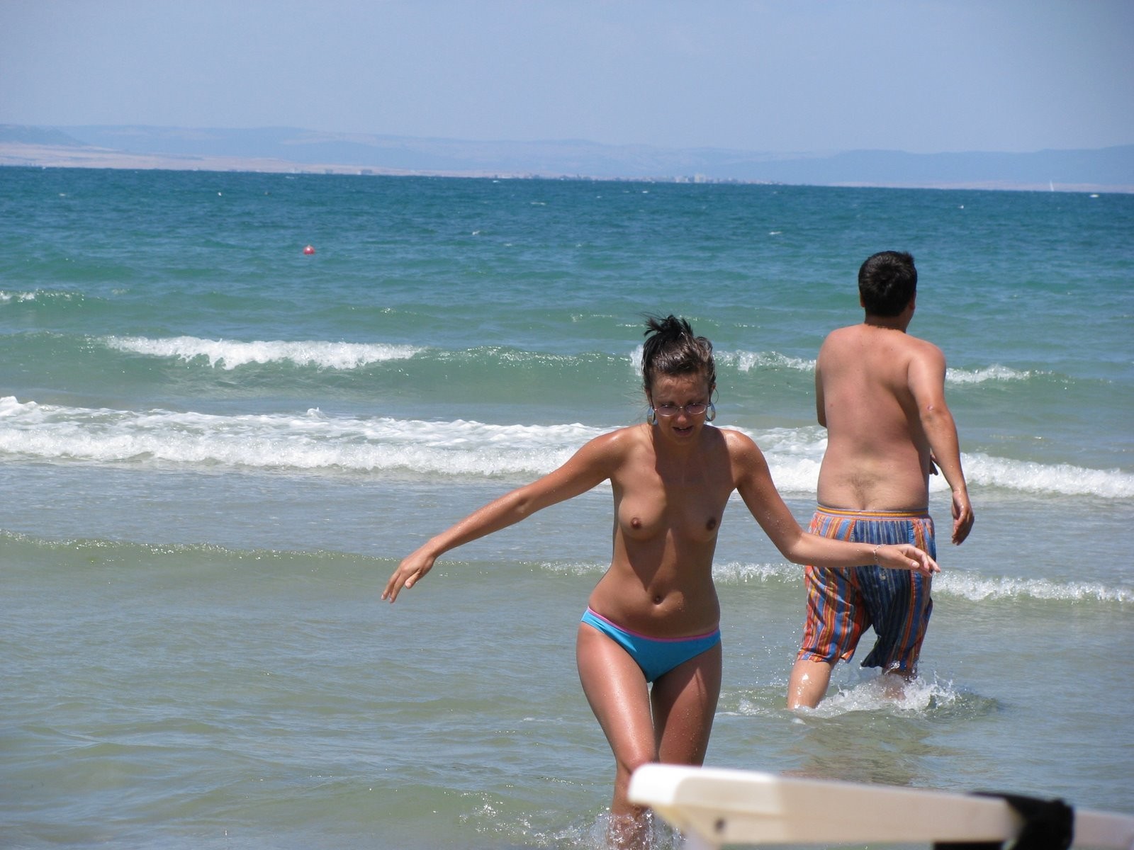 Topless beach sunbathing teens voyeur beach candid beach #67230999
