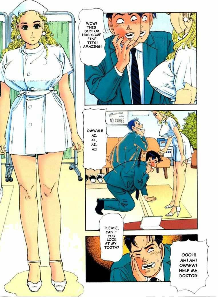 Geile vollbusige blonde Krankenschwester Sex-Comic
 #69712557