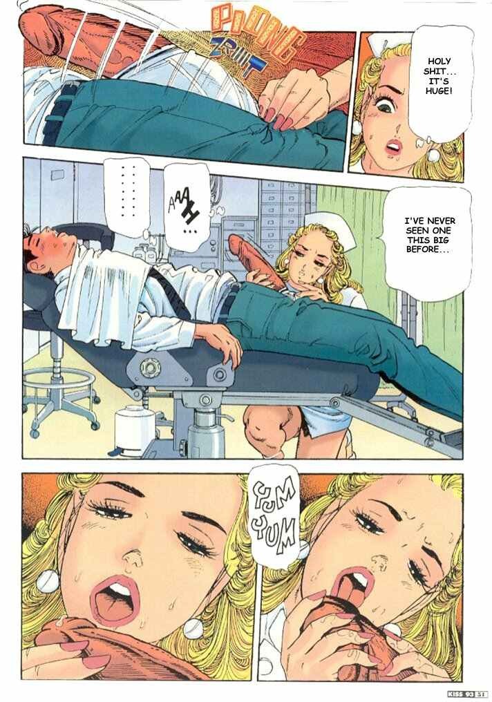 Geile vollbusige blonde Krankenschwester Sex-Comic
 #69712590